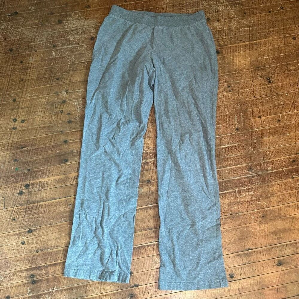 Chico’s Zenergy gray knit wide leg loungewear 0/S pants